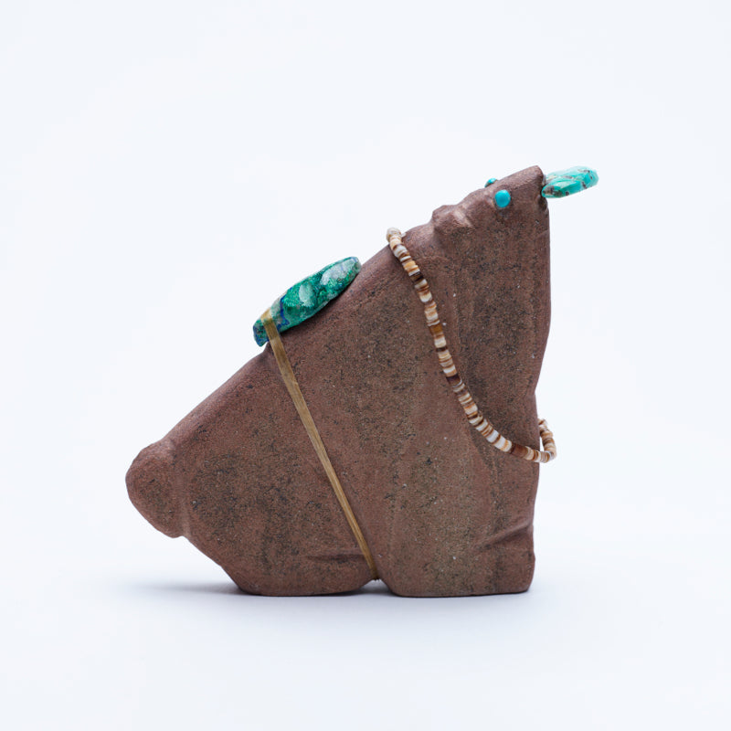 Sylvia Quam: Chocolate Flagstone, Bear Bundle With Fish