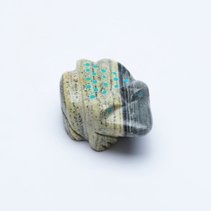 Spotted Ricolite Daisy Natewa: Ricolite, Frog – Zuni Artist Resource Team