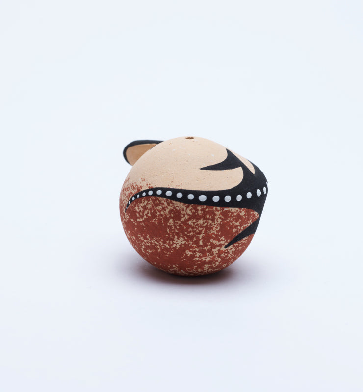 Yvonne Nashaboo: Seed Pot Pottery W/Lizard