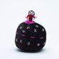 Marilyn Allapowa: Black Velvet, Pink/Red Beaded Pin Cushion