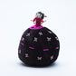 Marilyn Allapowa: Black Velvet, Pink/Red Beaded Pin Cushion