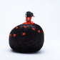Marilyn Allapowa: Black Velvet, Orange Beaded Pin Cushion