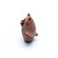 Carlos Laate: Clay Pottery, Brown Mini Owl
