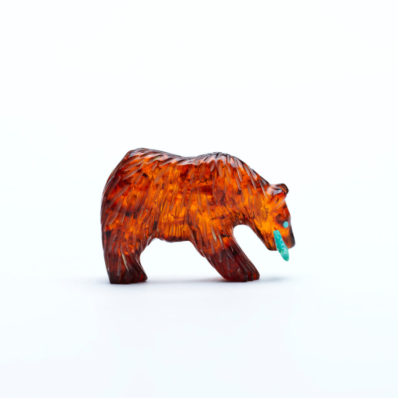 Andres Quandelacy(d): Amber, Bear with turquoise fish