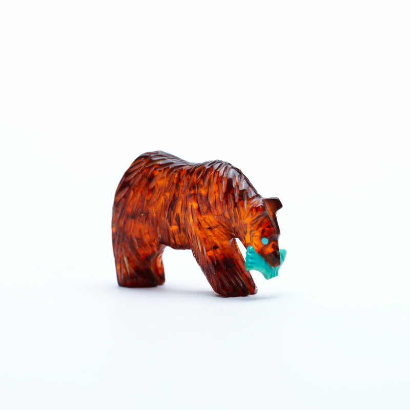 Andres Quandelacy(d): Amber, Bear with turquoise fish