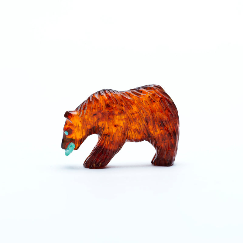 Andres Quandelacy(d): Amber, Bear with turquoise fish