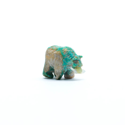 Unknown Artist: Turquoise, Bear with fish