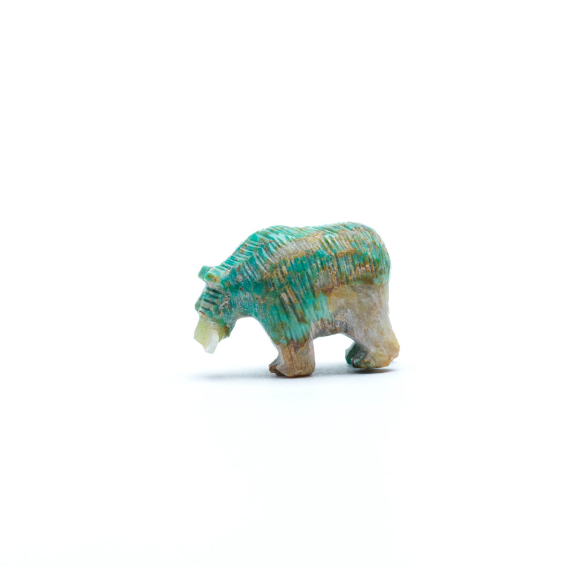 Unknown Artist: Turquoise, Bear with fish
