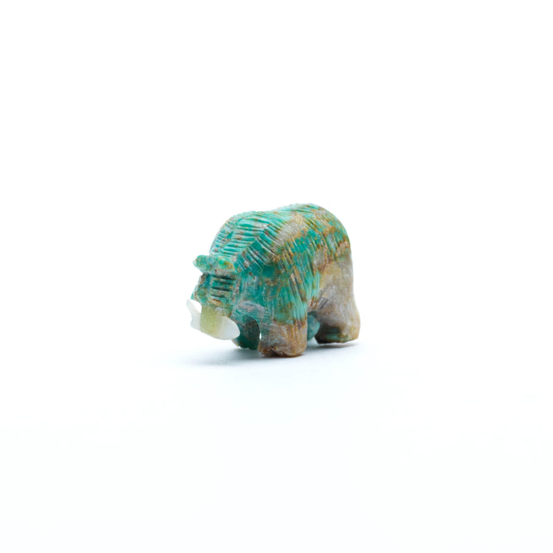 Unknown Artist: Turquoise, Bear with fish