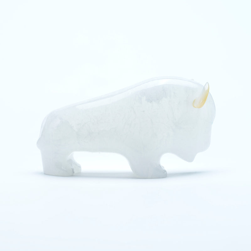 Todd Westika: Ice Italian Alabaster, Bison