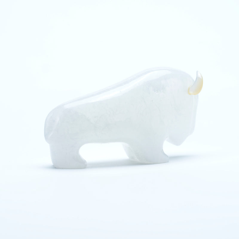 Todd Westika: Ice Italian Alabaster, Bison