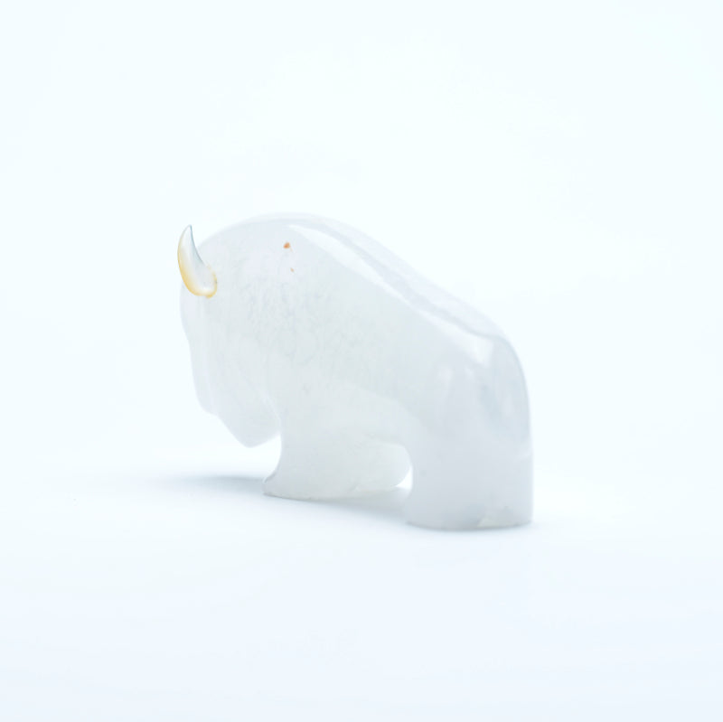Todd Westika: Ice Italian Alabaster, Bison
