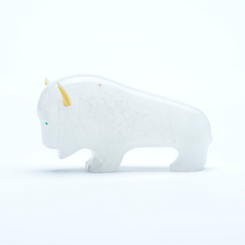 Todd Westika: Ice Italian Alabaster, Bison