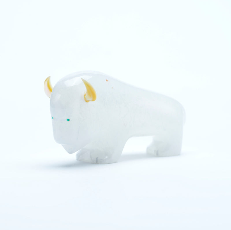 Todd Westika: Ice Italian Alabaster, Bison