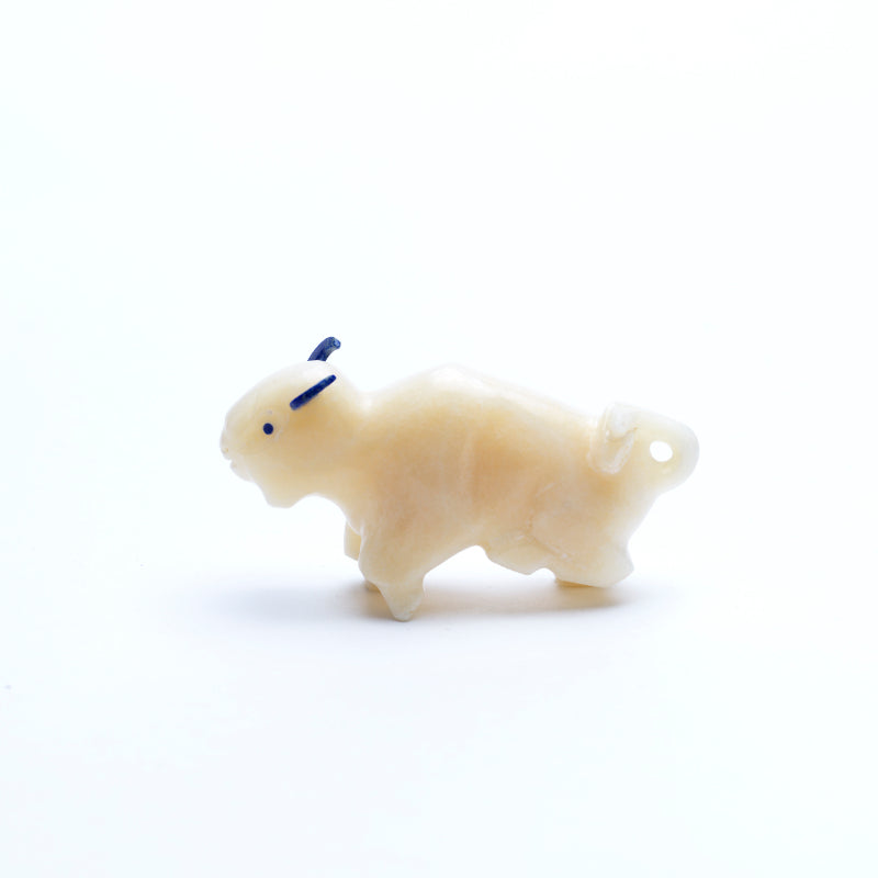 Gibbs Othole: Ivory Marble, Bison