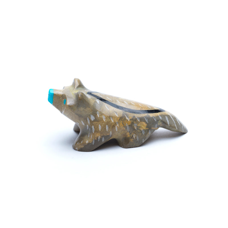 Enrike Leekya: Zuni Travertine, Badger