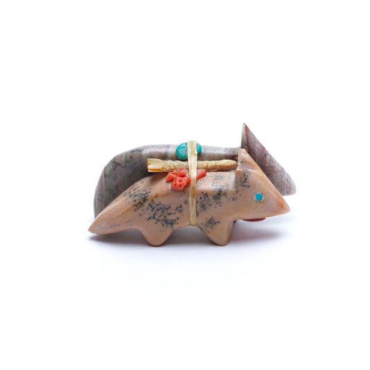 Thelma Sheche (d): Dolomite/Serpentine, Coyote Pair