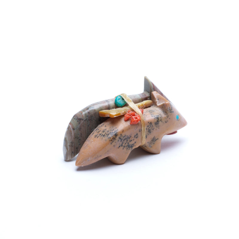 Thelma Sheche (d): Dolomite/Serpentine, Coyote Pair