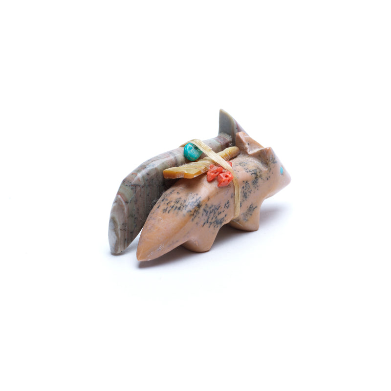 Thelma Sheche (d): Dolomite/Serpentine, Coyote Pair