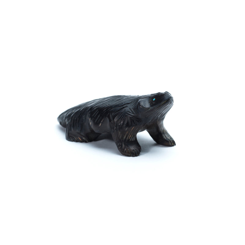 Calbert Bowannie: Black Marble, Badger