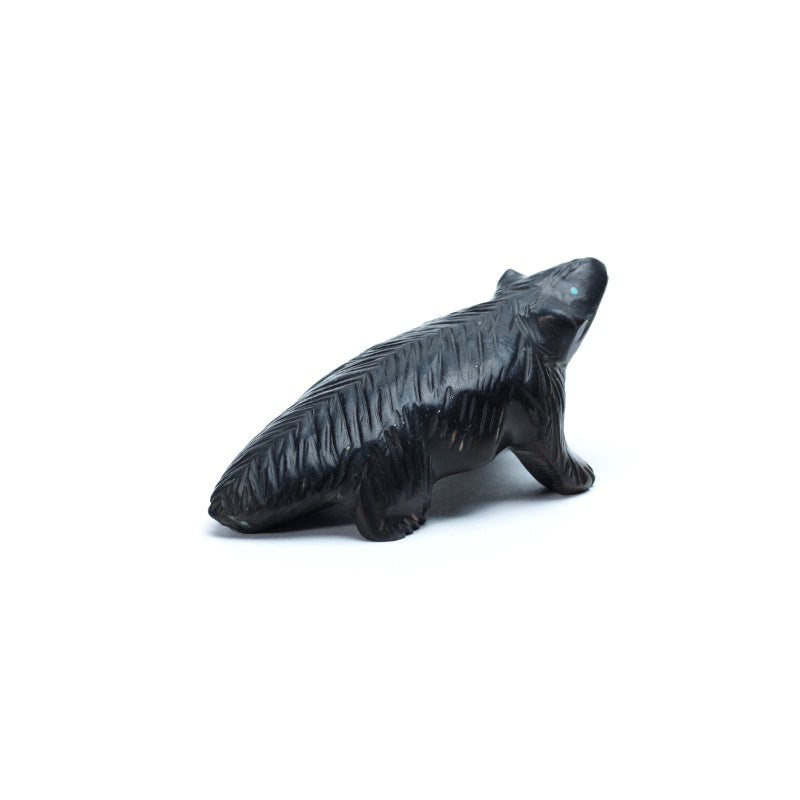Calbert Bowannie: Black Marble, Badger