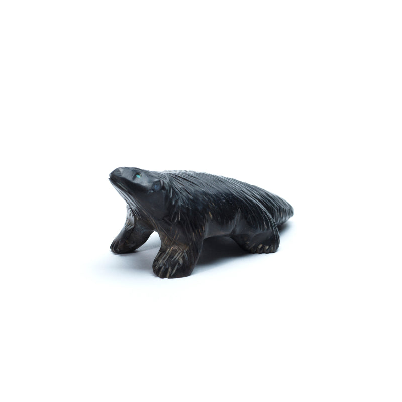 Calbert Bowannie: Black Marble, Badger