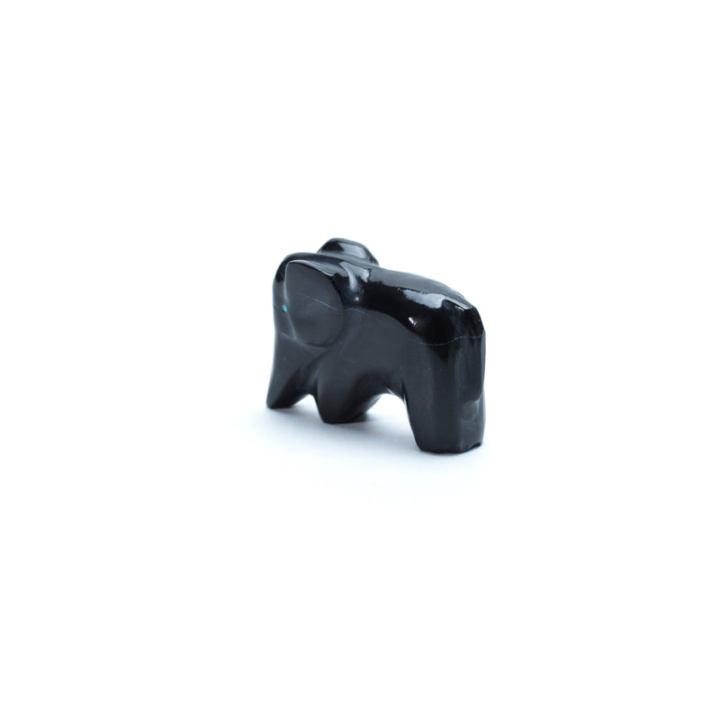 Calbert Bowannie: Black Marble, Elephant