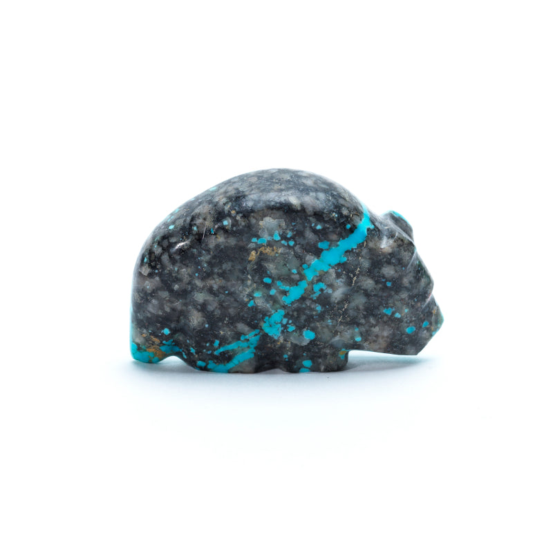 Abby Panteah: Kingman Turquoise, Wolf