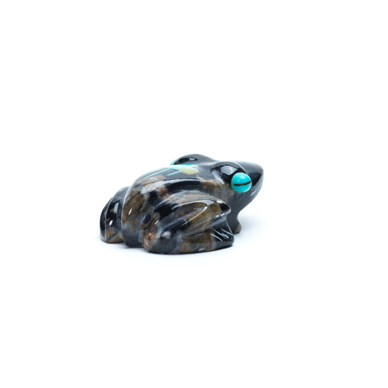 Andres Lementino: Picasso Marble, Frog/Rain cloud inlay