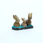 Stafford Chimoni: Picasso Marble, Rabbit Family on Marble Base