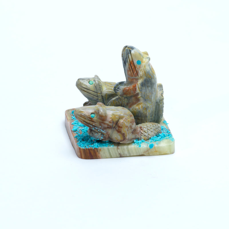 Stafford Chimoni: Picasso Marble, Beaver Family