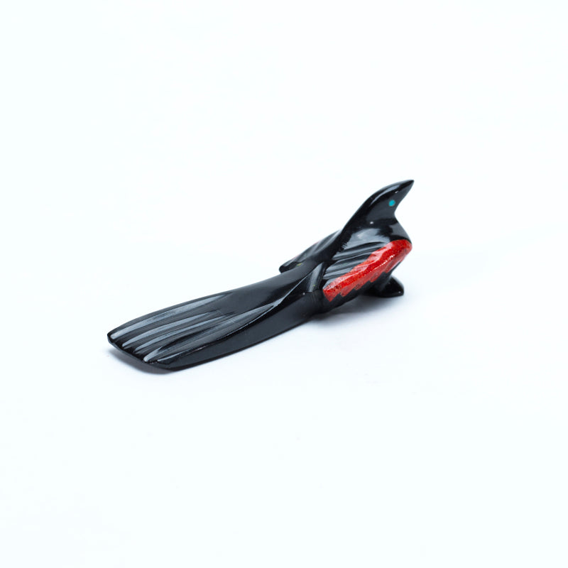 Calvert Bowannie: Black Marble Coral Wings, Magpie