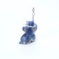Christopher Gchachu: Sodalite, Standing bear/ Gold Arrow/Moissanite Diamond