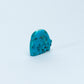 Andres Lementino: Turquoise, Bear w/ Coral Heartline