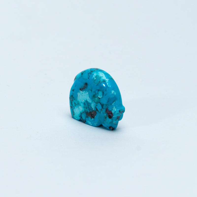Andres Lementino: Turquoise, Bear w/ Coral Heartline#3