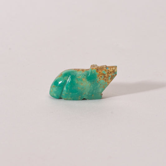 Abby Panteah: Kingman Turquoise, Wolf #1