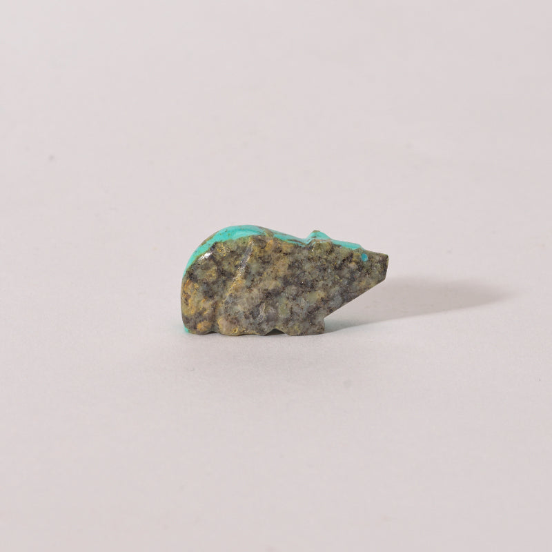 Abby Panteah: Kingman Turquoise, Wolf #2