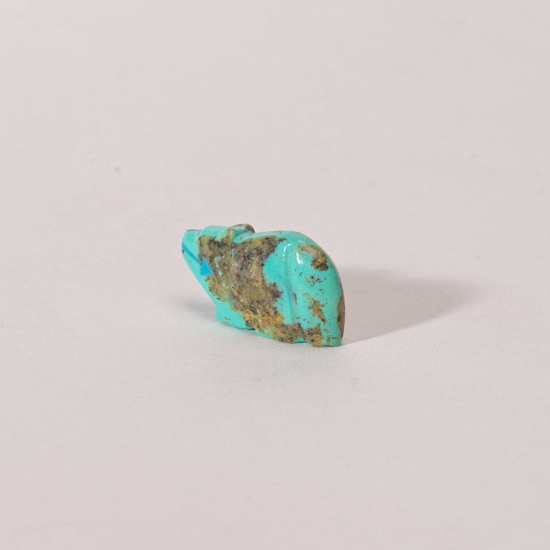 Abby Panteah: Kingman Turquoise, Wolf #2