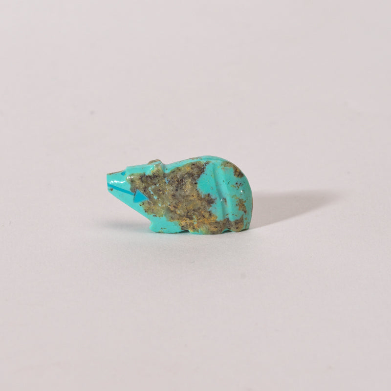 Abby Panteah: Kingman Turquoise, Wolf #2