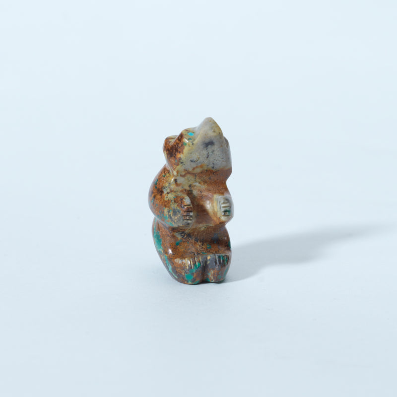 Kenric Laiwekate: Turquoise, Sitting Bear
