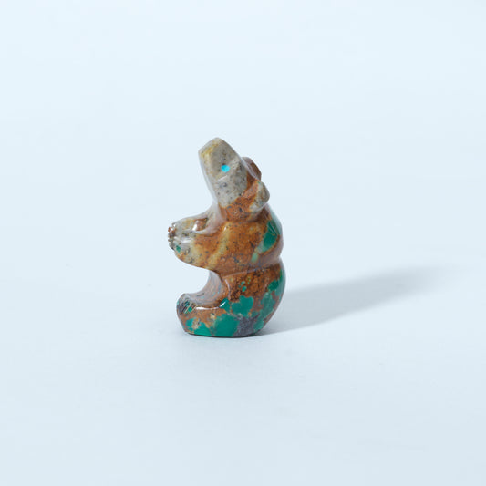 Kenric Laiwekate: Turquoise, Sitting Bear