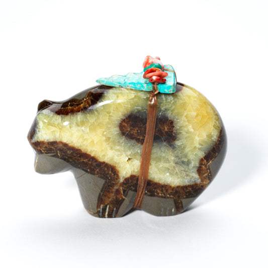 Lena Boone (d): Septarian with Coral & Turquoise Bundle, Bear