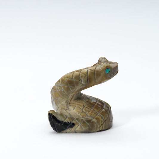 Kent Banteah (d): Picasso Marble, Coiled Rattlesnake