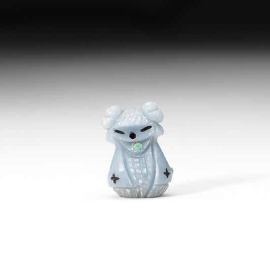 Kateri Q. Sanchez: Angelite, Small Blue Maiden