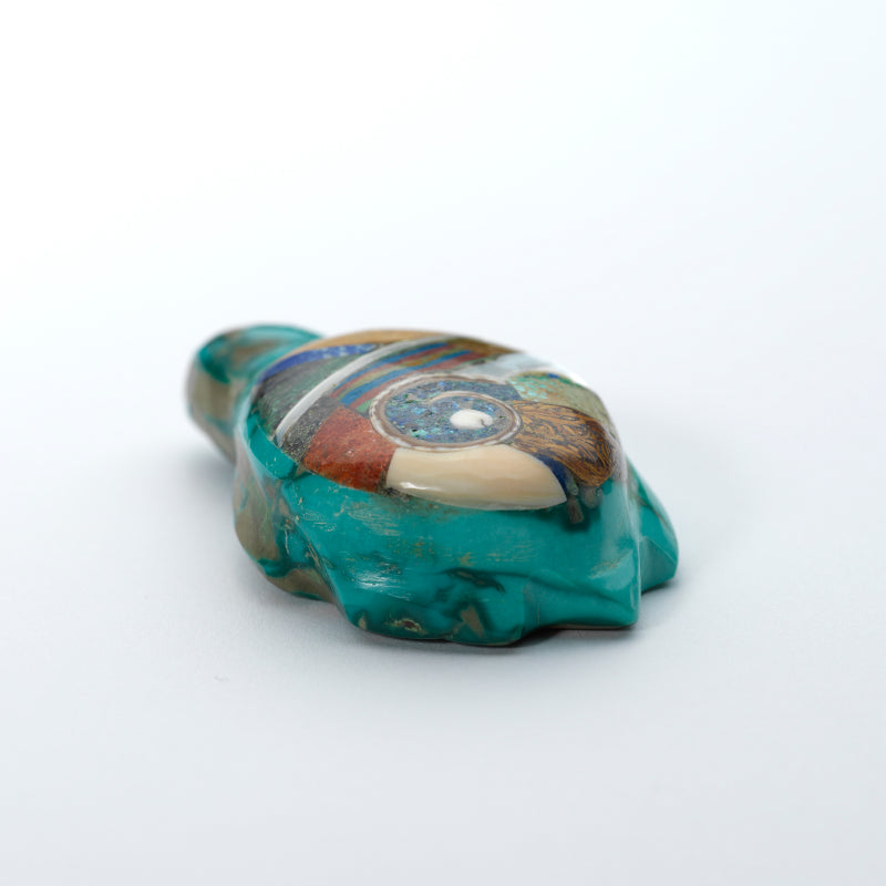 Jayne Quam: Turquoise, Turtle With Mosaic