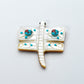Danette Laate: Mother of Pearl with Sun Face Inlay & Turquoise, Dragonfly