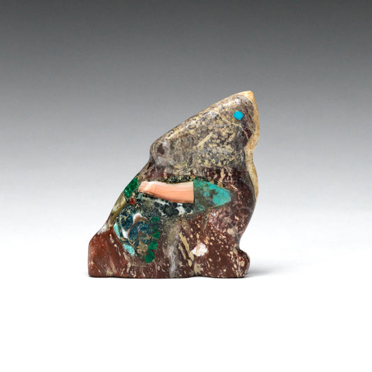 Jayne Quam: Magnesite, Wild Horse, Rabbit With Mosaic Inlay