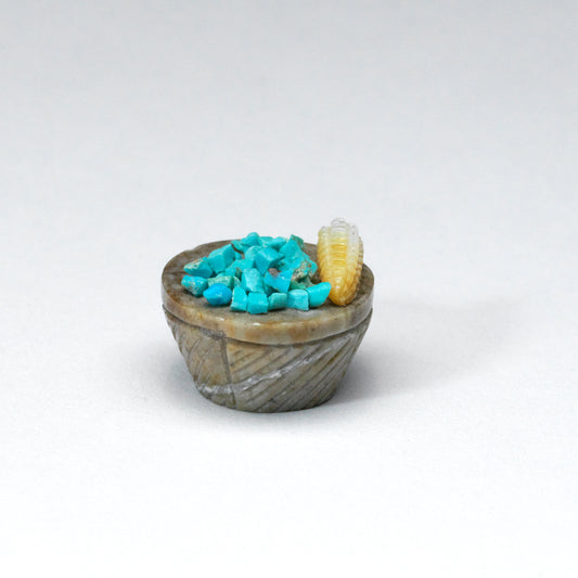 Randy Lucio: Picasso Marble, Miniature Grinding Bowl