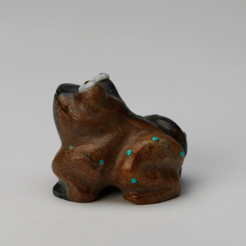 Hayes Leekya: Picasso Marble, Frog w/ White Shell Eyes