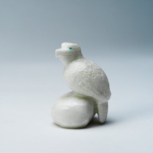 Nelson Yatsattie: White Marble, Eagle